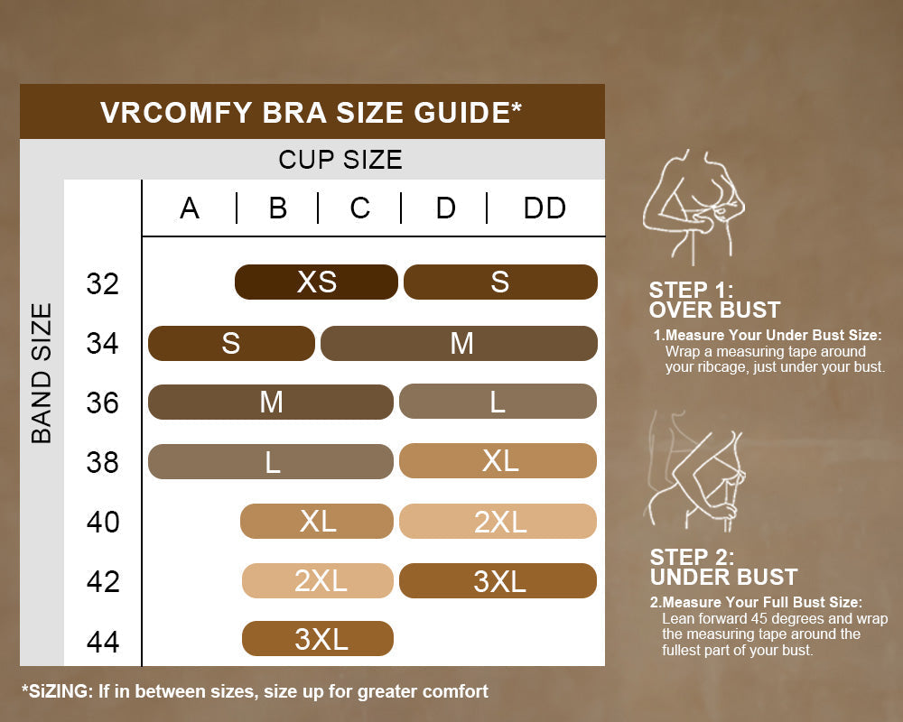 VRCÔMFY Ultra-Comfort Seamless Wireless Bra for Everyday Wear