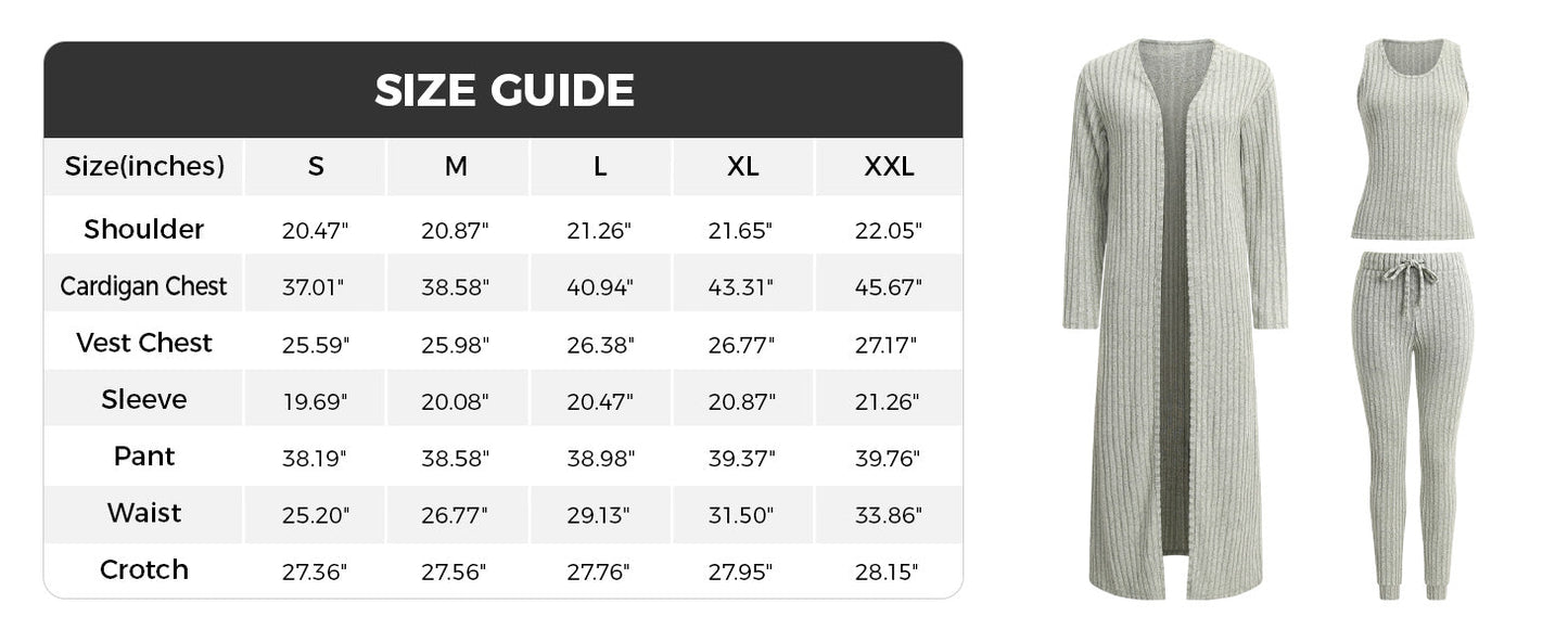 VRCÔMFY Womens 2 Piece Lounge Sets Pajamas Matching